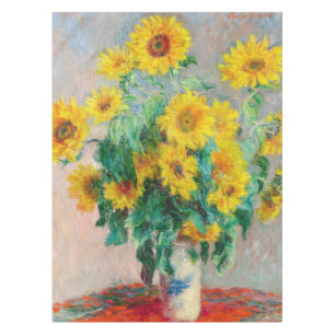 Bouquet of Sunflowers Claude Monet    Tablecloth