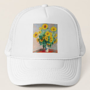 Bouquet of Sunflowers Claude Monet Trucker Hat