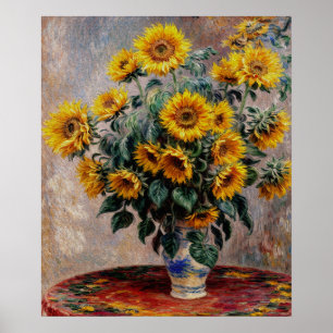 Bouquet of Sunflowers Poster