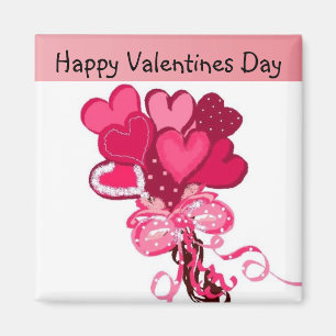 Bouquet of Valentine Hearts Magnet