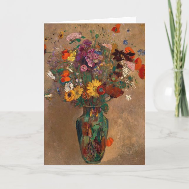 Bouquet of Wildflowers | Odilon Redon Postcard (Front)
