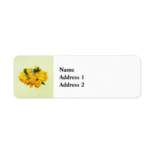 Bouquet of Yellow Roses and Baby’s Breath