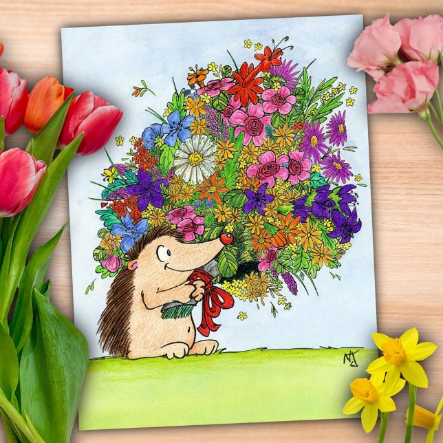 BOUQUET postcard by Nicole Janes (Creator Uploaded)