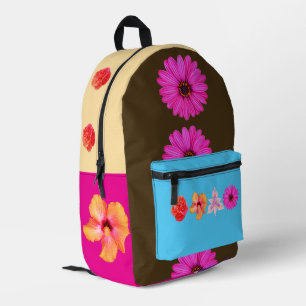 Bouquet Print Cut Sew Bag