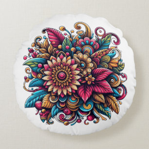 Bouquet Round Cushion