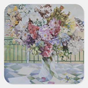 Bouquet Square Sticker