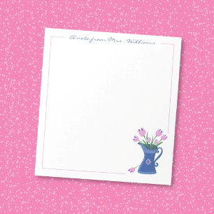 Bouquet Teacher Appreciation Notepad
