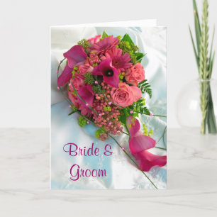 Bouquet Wedding Invitation Card