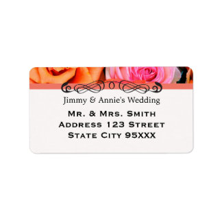 Bouquet Wedding Label