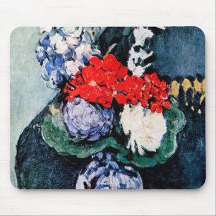 Bouquet with Little Delft, Paul Cezanne Mouse Mat