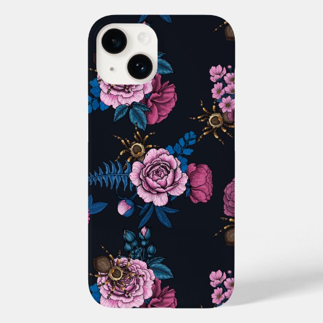 Bouquets and tarantula 2 Case-Mate iPhone case (Back)