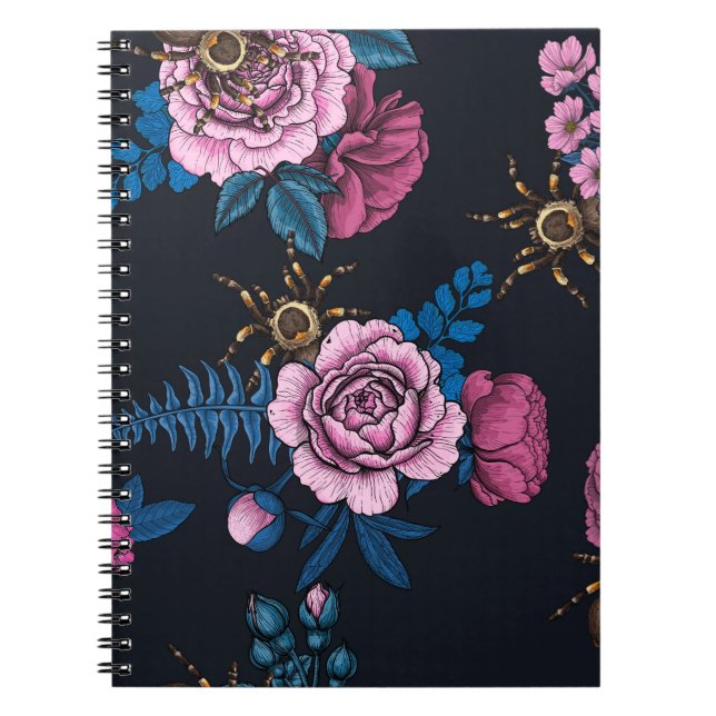 Bouquets and tarantula 2 notebook (Front)