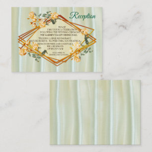Bouquets of Multi-colour Roses on Silk textures Enclosure Card