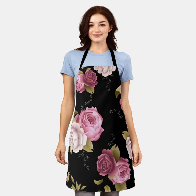 Bouquets of Roses 3 Apron (Worn)