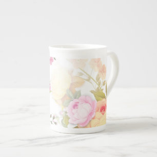 Bouquets of Roses 4 Bone China Mug