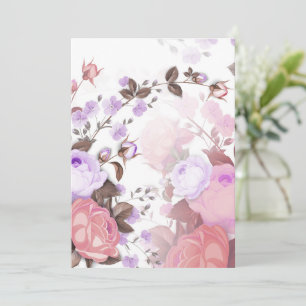 Bouquets of Roses 5 Thank You Card