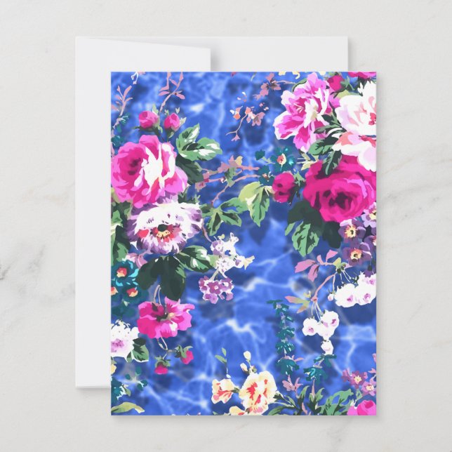 Bouquets with roses card (Front)