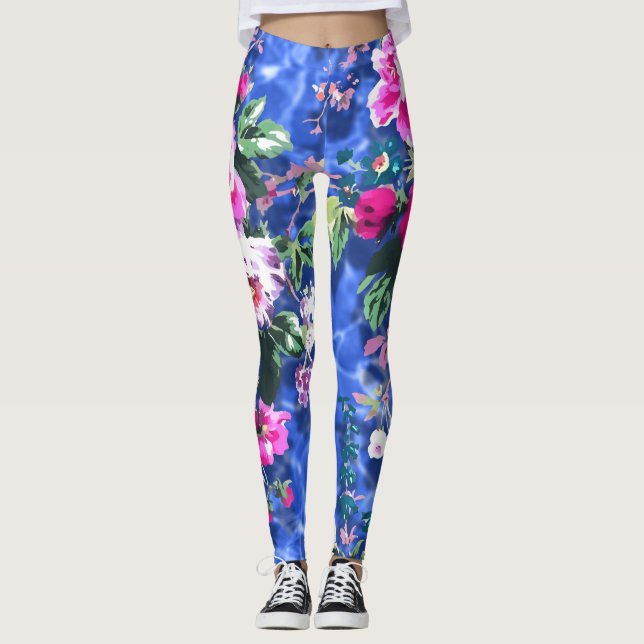 Bouquets with roses leggings (Front)