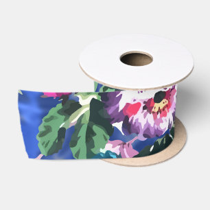 Bouquets with roses satin ribbon
