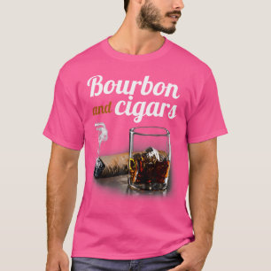 Bourbon And Cigar Great Smoking T-Shirt