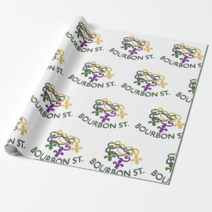 Bourbon Beads Wrapping Paper