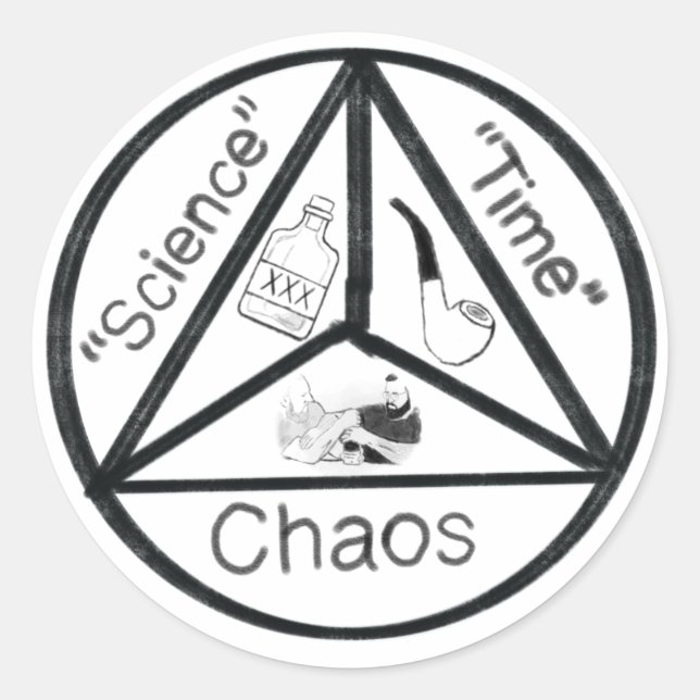 Bourbon Bets Research Group Logo Sticker (Front)