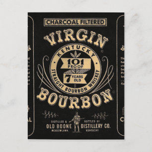 Bourbon commercial postcard
