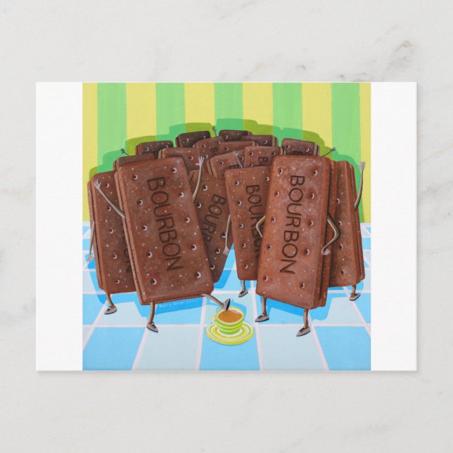 Bourbon Cream Tea Postcard (Front)