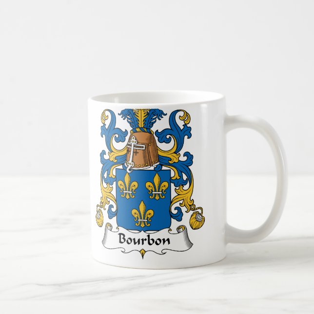 Bourbon Family Crest Coffee Mug (Right)