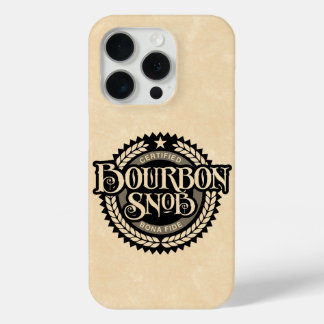 Bourbon Snob - funny whiskey drinker iPhone 15 Pro Case