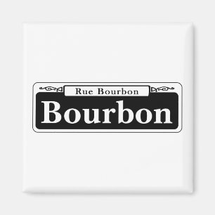 Bourbon St., New Orleans Street Sign Magnet