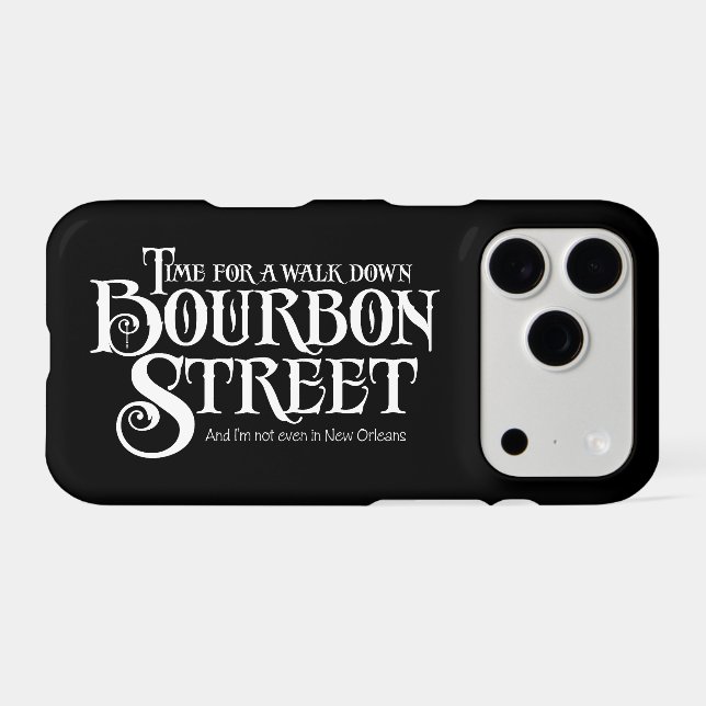 Bourbon Street - funny whiskey drinking (Back (Horizontal))