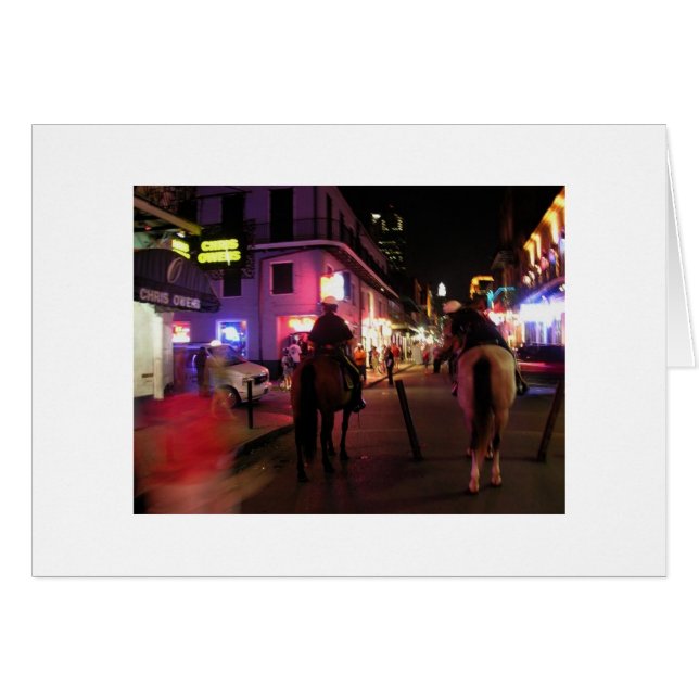 Bourbon Street mounted police (Front Horizontal)