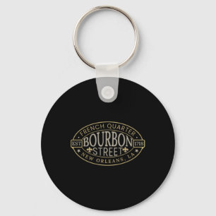 Bourbon Street New Orleans French Quarter Louisian Key Ring