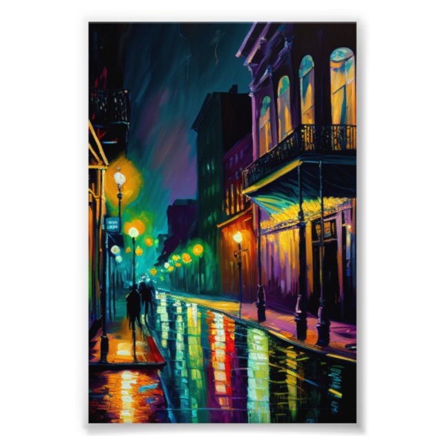 Bourbon Street, New Orleans, French Quarter Photo Print (Front)