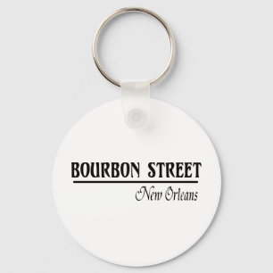Bourbon Street New Orleans Key Ring