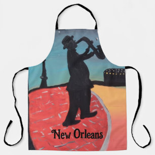 bourbon street new Orleans Louisiana Apron