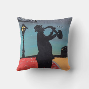 bourbon street New Orleans louisiana Cushion