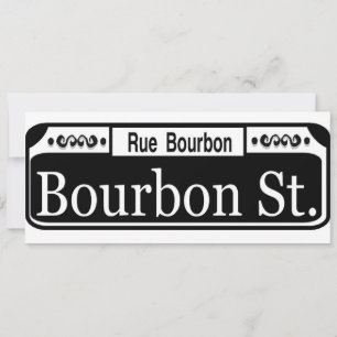 Bourbon Street Sign
