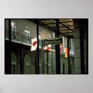 Bourbon Street Sign in New Orleans