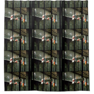 Bourbon Street Sign in New Orleans Shower Curtain