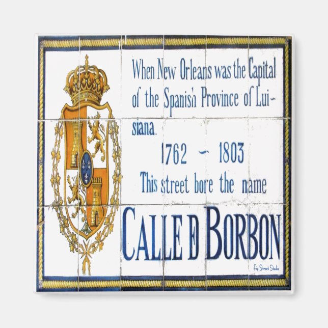 Bourbon Street Tiles Magnet (Front)
