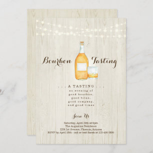 Bourbon Tasting Party Invitation