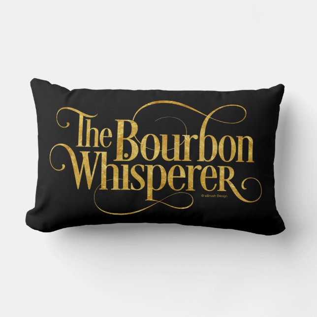 Bourbon Whisperer Lumbar Cushion (Front)