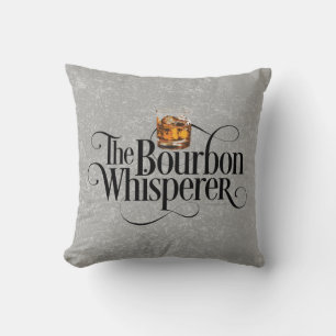 Bourbon Whisperer Throw Pillow