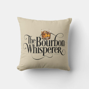 Bourbon Whisperer Throw Pillow
