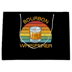 Bourbon Whisperer Whiskey Bourbon Drinking Gift Large Gift Bag