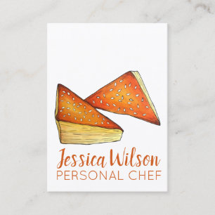 Bourekas Savory Pastry Israeli Food Jewish Cuisine Business Card