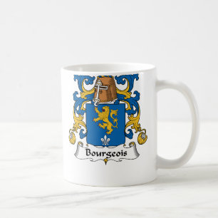 Bourgeois Family Crest Coffee Mug
