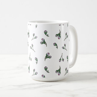 Bourgeons de fleurs roses coffee mug